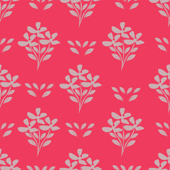 Seamless flowers pattern. Hand draw abstract pattern
