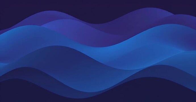 Abstract blue gradient waves background for modern design and creative concepts.