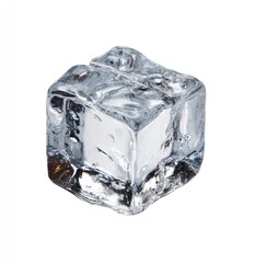 Single ice cube, clear and square (1)