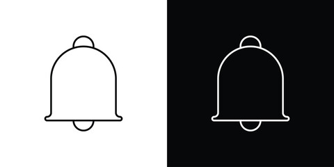 Bell icons with Editable strokes set for UI UX