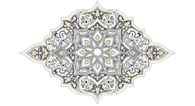 Ornate Floral Mandala Pattern Vector Design