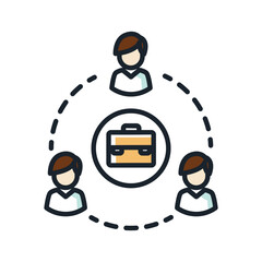 Line icon Vector illustration design