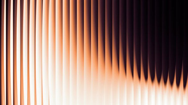 Orange and Black Glass Gradient, Futuristic Light Pattern &ndash; Warm glowing amber tones with ribbed glass distortion. Abstract glossy texture, illuminated digital background, perfect for covers 