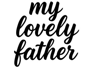 father in silhouette on white