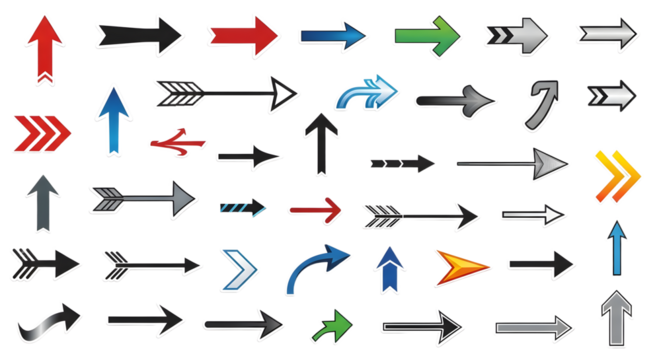 Assorted Directional Arrow Collection