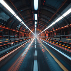 Obraz premium Hyperspeed TV Tunnel