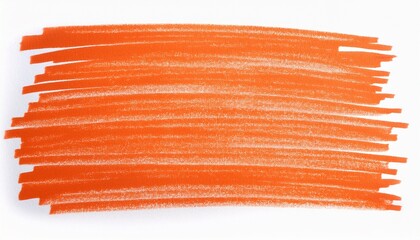 orange marker doodles texture on white