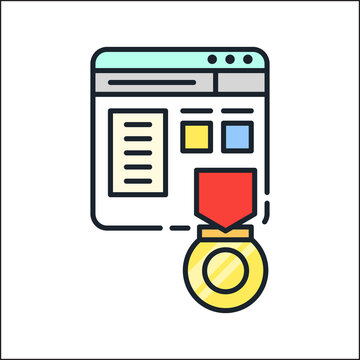 Web icon Vector Illustration Design