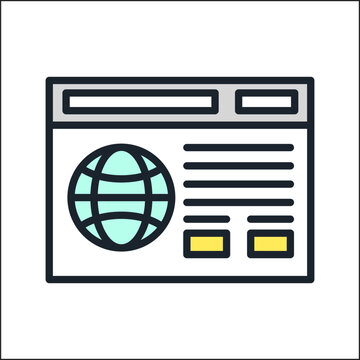 Web icon Vector Illustration Design