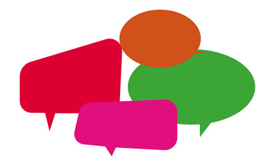 speech bubble with speech bubbles