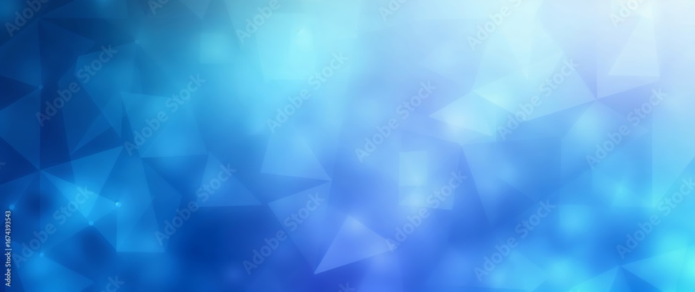 Wall mural abstract blue polygonal background creating stunning visual effect