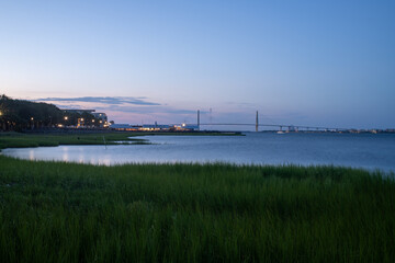 Cooper River from Charleston, SC During Twilight Hour