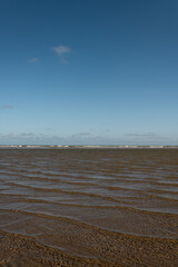 Closeup of Ocean Water at Folly Beach, SC