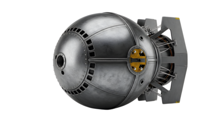 Steampunk Style Bomb Illustration