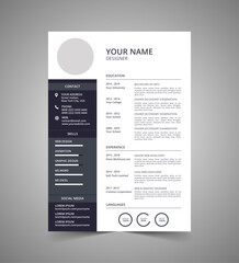 Clean Resume Templates