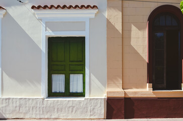 Obraz premium Colonial-style street in a small town in northern Argentina
