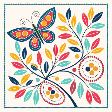 seamless pattern with flowers
