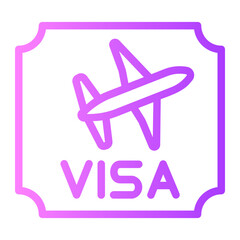 Fototapeta premium Stamp gradient icon