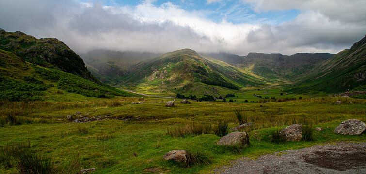 Cloud topped Scafell Pike
