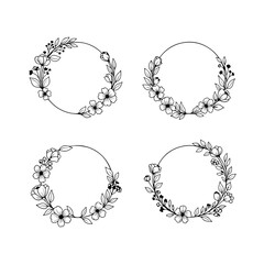 Set of decorative frames