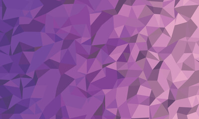 Obraz premium Abstract low poly geometric background gradient purple pink modern digital art texture
