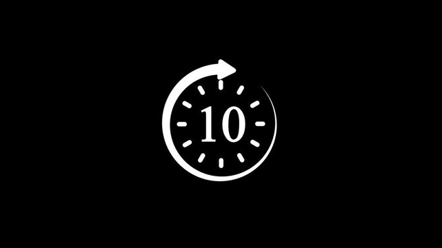 20 second countdown timer animation .20 seconds stopwatch icon animation, Thirty second countdown timer icon with circular arrow animation . representing stopwatch, quick timing icon animation .