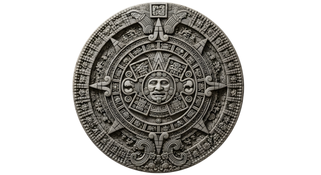 Aztec Stone Calendar Symbol of Ancient Civilization