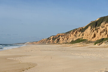sand dunes and beach