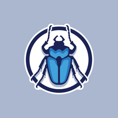 bug abstract logo modern style