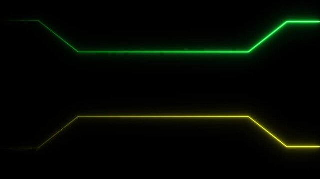neon glowing frame background. glowing background animation, neon frame sign. saber frame animation background with 4k video animation .