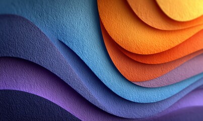 Vibrant Abstract Textured Waves of Color Flowing Seamlessly with Subtle Granular Details and Depth