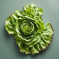 Fototapeta premium fresh cabbage on a white background