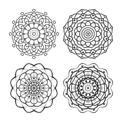 Mandala Design Set &ndash; Intricate Vector Patterns for Art & Craft Projects