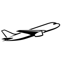 This a vector Plane icon/LOGO, which is used on any Branded T-shirts or Sports Jersey or Tank top or as any organizational LOGO.