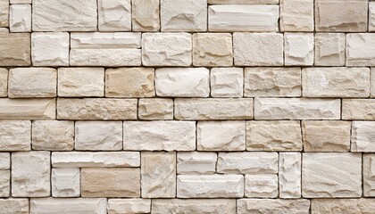 Fototapeta premium white and beige stone wall texture