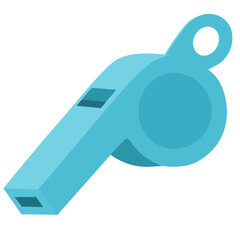 Whistle vector isolated icon. Emoji illustration. Whistle vector emoticon