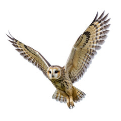 Obraz premium owl isolated on white background