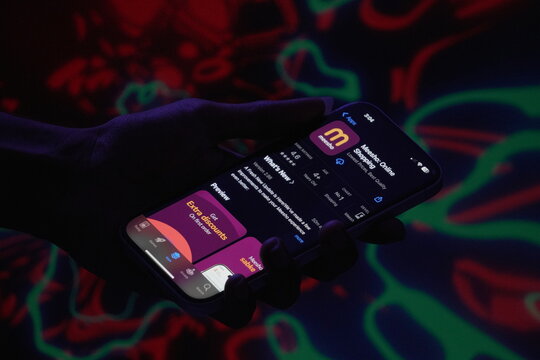 INDIA, DELHI - &lrm;AUGUST 19, 2025: Smartphone Glowing with Meesho App on Screen