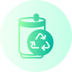 can gradient icon