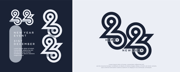 Happy New Year 2026 design, 2026 logo text design. New Year celebration concept. Vector illustration.