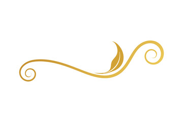 Golden smoke element in an abstract yellow background illustration