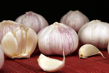Garlic - very healthy product with many beneficial properties for health