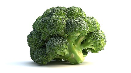 broccoli on a white background