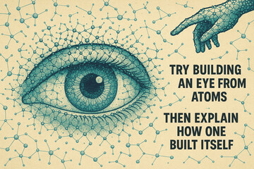 Visible Things Depend on the Invisible Poster Printable Wall Art on Life’s Unseen Foundations