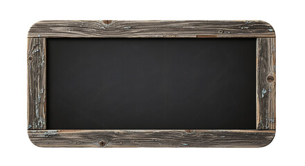 Rustic Wooden Chalkboard Frame Empty Sign Menu Board Blackboard for Restaurant or Cafe Use