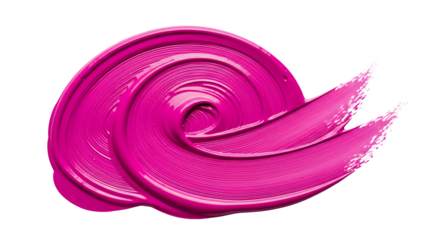 Vibrant Pink Cosmetic Cream Swirl Texture Background for Beauty and Skincare Advertising