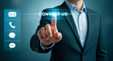 Need assistance? Contact us today! Modern business contact with seamless digital communication solutions for you