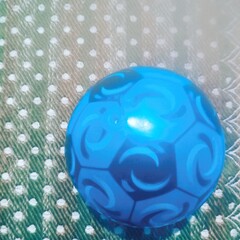 blue christmas ball on white background