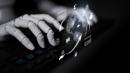 AI facilitates real-time digital payment systems, connecting global financial services with...