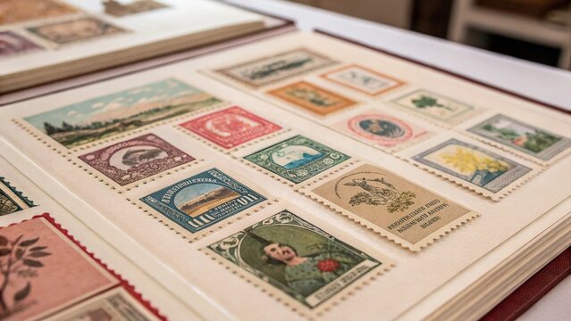 vintage postage stamps